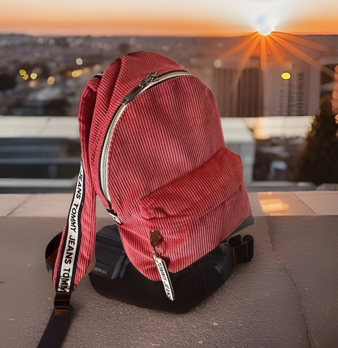 umhängetasche handtasche tommy hilfiger rot