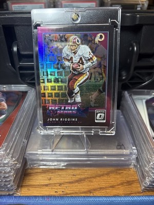 2023  Donruss Optic - Retro Series John Riggins #RS-6 Black Pandora Prizm /25