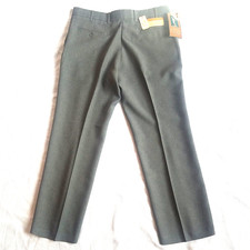 NOS Vintage Levi  s Menswear Action Slacks Sta-Prest Gray Pin Stipe Sz 38x30 USA