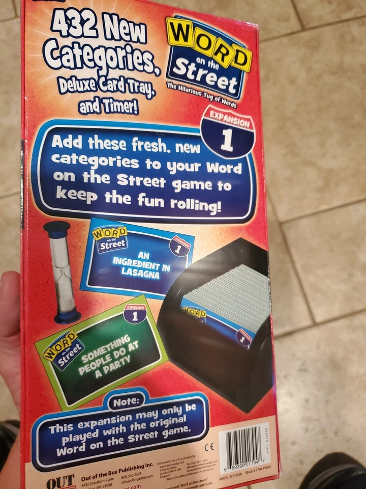 WORD ON THE STREET GAME EXPANSION SET NEW SEALED PACKAGE - Image 2 of 2