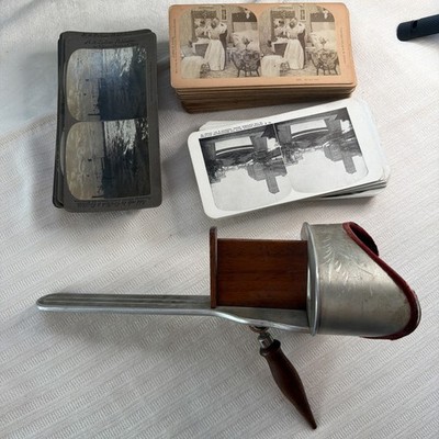 VINTAGE 1895 Perfescope 3d Photo Viewer Over 100 Photos  (READ DESCRIPTION)