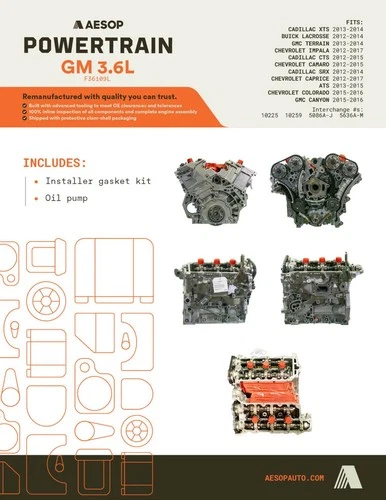 ENGINE 3.6L FITS CHEVROLET CAMARO 2013 VIN 3 8th digit 12611155 12630705 opt LFX