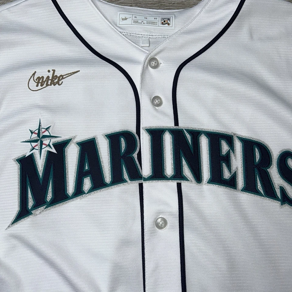 Nike Seattle Mariners Ken Griffey Jr 24 Jersey White Men’s XL Cooperstown 2022 - Image 4 of 4