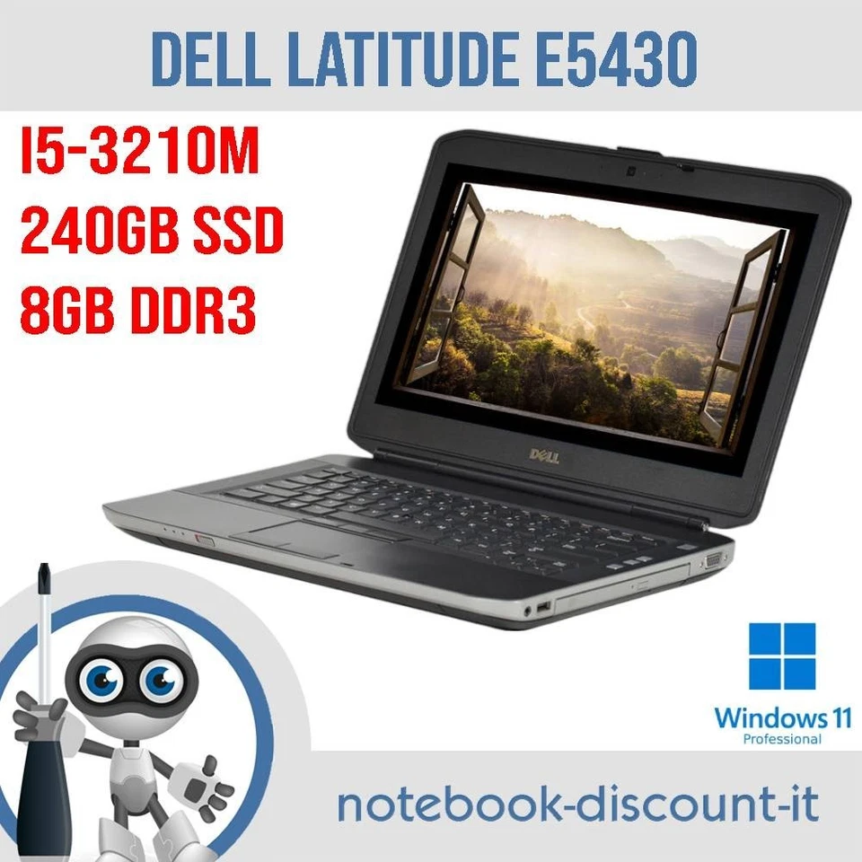 Dell Latitude E5430 · i5-3210M · 8GB · 240GB, foto 1 di 5