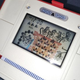 Nintendo Game & Watch Mickey & Donald Multi Screen Handheld DM-53 1982 Tested JP