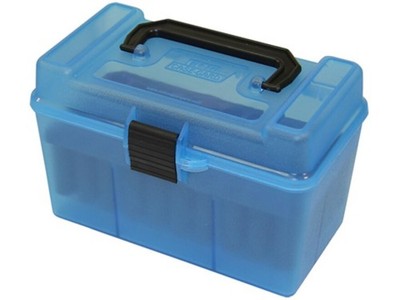 MTM Deluxe Flip Top Ammo Box with Handle 17 Remington to 222 Remington Magnum