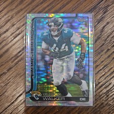 2025 NFL Topps Chrome Travon Walker Pulsar #141 Jaguars