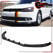 For 11-14 VW Jetta 6 VI MK6 IKON V3 Style Front Bumper Lip Chin Spoiler Guard PU