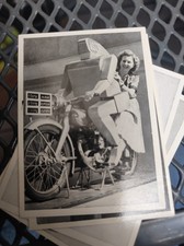 Vintage The Motorcycle Robot NSU Car Image Card