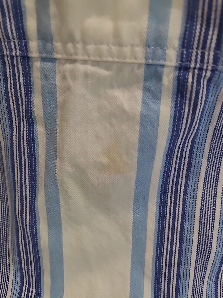 William-sonoma Cooking Appron Unisex Kitchen Apron blue and white used - Image 2 of 4