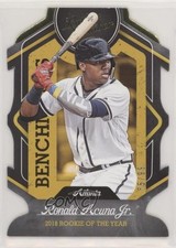 2019 Panini Leather & Lumber BenchMarks Gold 55/99 Ronald Acuna Jr #B-7 9ut