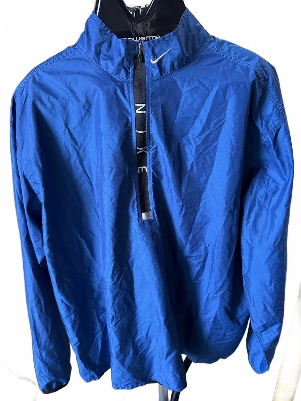 Nike Blue 1/4 Zip Windbreaker XL