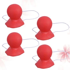 4 Pcs/pack Halloween Party Bag Rubber Rings Clown Nose Fake Prosthetic