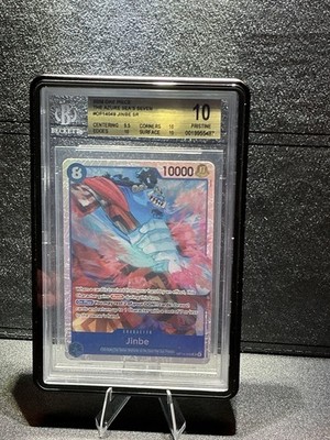 2026 One Piece Jinbe OP14-049 SR BGS 10 Pristine The Azure Sea's Seven English