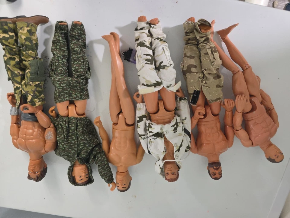 Lot of 6 GI JOE Hasbro & Lanard Sets Uniforms Boots and Weapons Vintage - Image 2 of 4