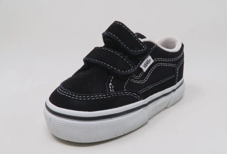 VANS Bearcat V Negro Niños Pequeños Zapatos de Patín Moda Gamuza Lona Tenis Foto 2 de 4