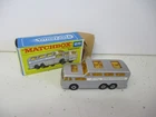 Matchbox Lesney Superfast SF66 Greyhound Bus- black base & axle covers, boxed