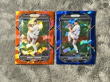 Drew Thorpe 2023 Prizm Red Cracked Ice Prizm & Blue Cracked Ice Rookie Prizm