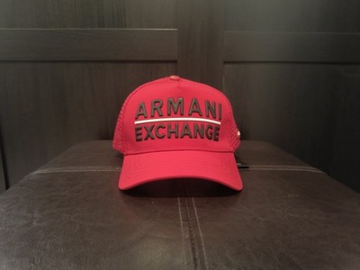 Armani Exchange Men's Cap Red