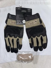 Wiley X Hybrid Coyote XL G241, Removable Knuckle Tactical Gloves, 1 pair