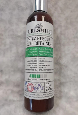 CURLSMITH ~ Frizz Rescue Curl Retainer Jelly Styler Medium Hold ~ 8 fl oz ~ NEW