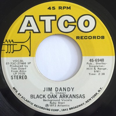 Black Oak Arkansas - Jim Dandy (7'', Spe)
