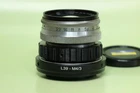 Jupiter-8M 50mm f/2 Lens – Contax/Kiev RF Mount – Modified to M39 + Micro 4/3