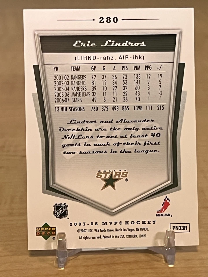 2007-08 Upper Deck MVP Starter Hockey Complete Your Set #1-380 You Pick! - Image 4 of 4