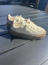 Blowfish Malibu Unisex Baby/Toddler Sneakers Beige/Brown Lace Up US 9T EU 25