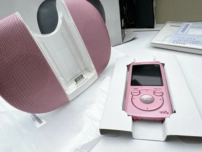 Sony Walkman NW-S764K Pink 8GB MP3 Digital Player Speaker Box Bundle Tested - Image 1 of 4