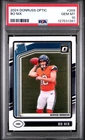 Bo Nix 2024 Panini Donruss Optic #209 PSA 10 GEM Rated Rookie RC Denver Broncos