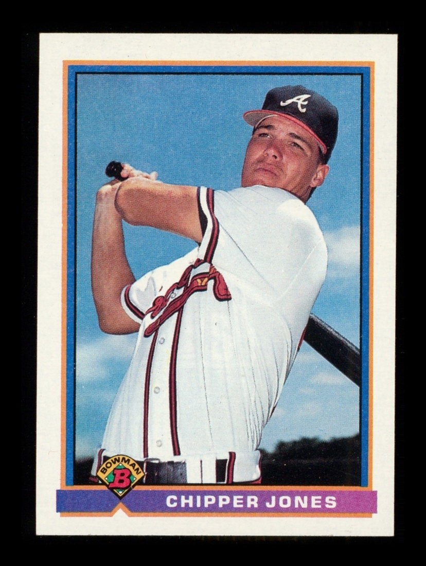 1991 Bowman: #569 Chipper Jones Debut RC NR-MINT