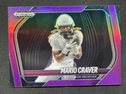 2025 Panini Prizm Black Football Purple Mario Craver #185