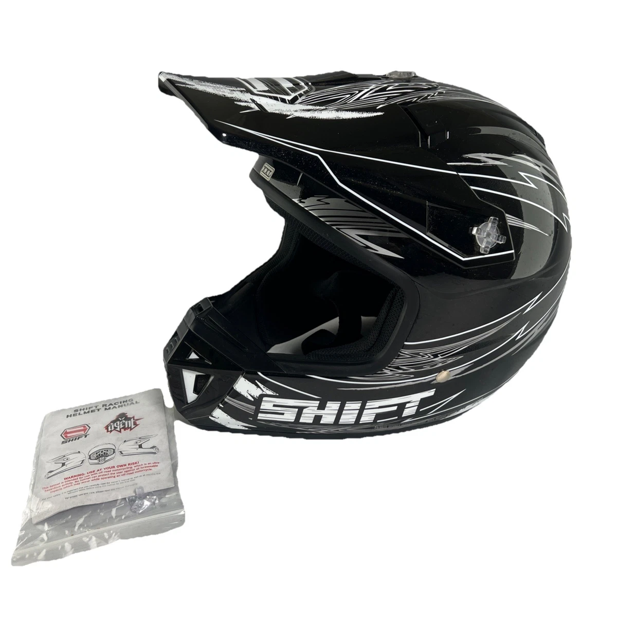 SHIFT Black Motorcycle & Powersports Helmets for sale | eBay
