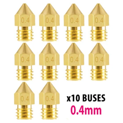 10x buse 0.4mm laiton pour Voxelab Aquila imprimante 3d printer nozzle ugello