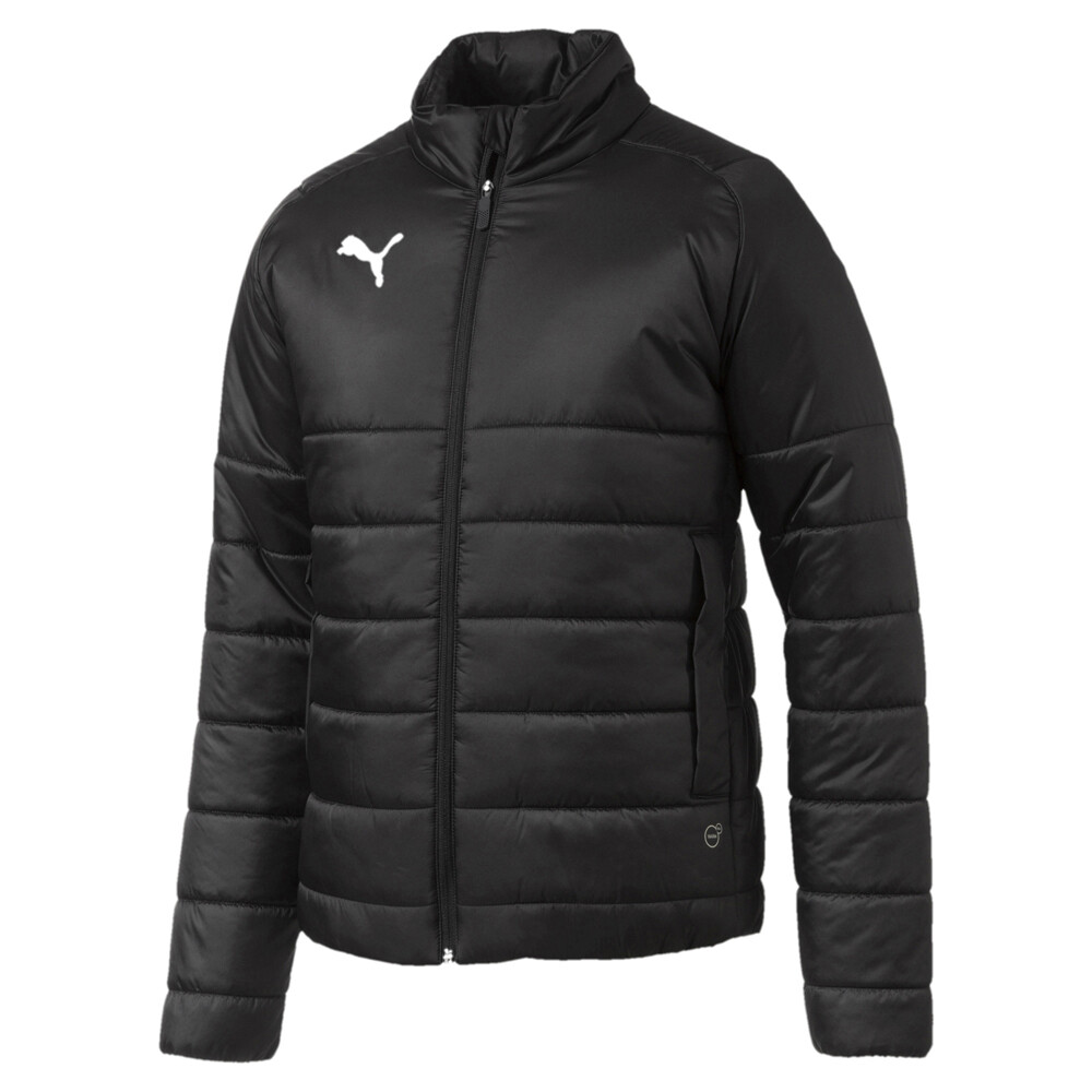 Puma Liga Casuals Padded ZipUp Jacket Mens Size S  Casual Athletic Outerwear 655