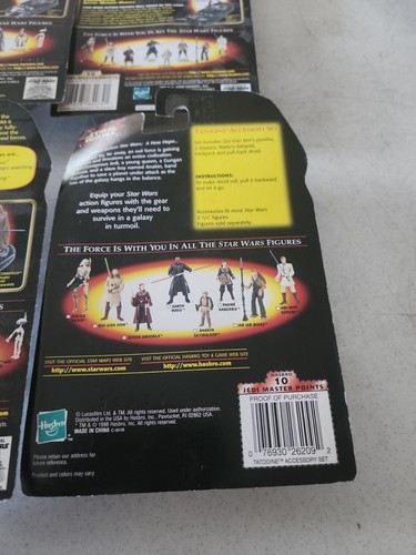 VTG 1998 Hasbro Star Wars Episode I Figures New on Card x 6 Free Shipping - Picture 12 of 13
