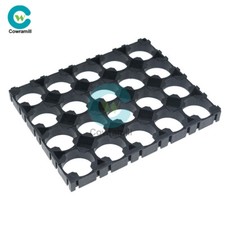 10PCS 4x5 Cell 18650 Batteries Spacer Radiating Shell Plastic Heat Holder MF