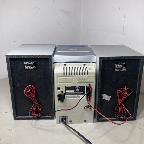 Philips MC-128 LEGGERE DESCRIZIONE FM Radio Nastro Cassetta Lettore CD Micro System - Foto 15 di 15