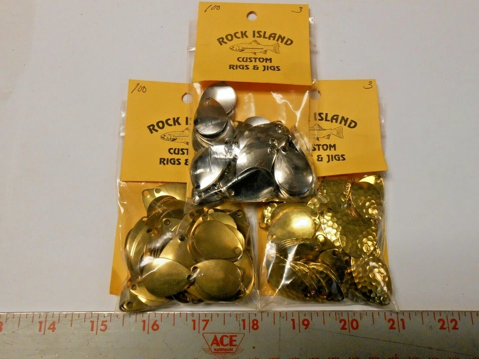 ROCK ISLAND SPORTS Colorado Spinner blades # 3 100 ct