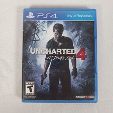 Uncharted 4 A Thief's End Ps4 Complete With Manual Tested Working