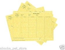 5 Generation Pedigree Form Certificate Printed on Quality Paper Puppy Breeder X6