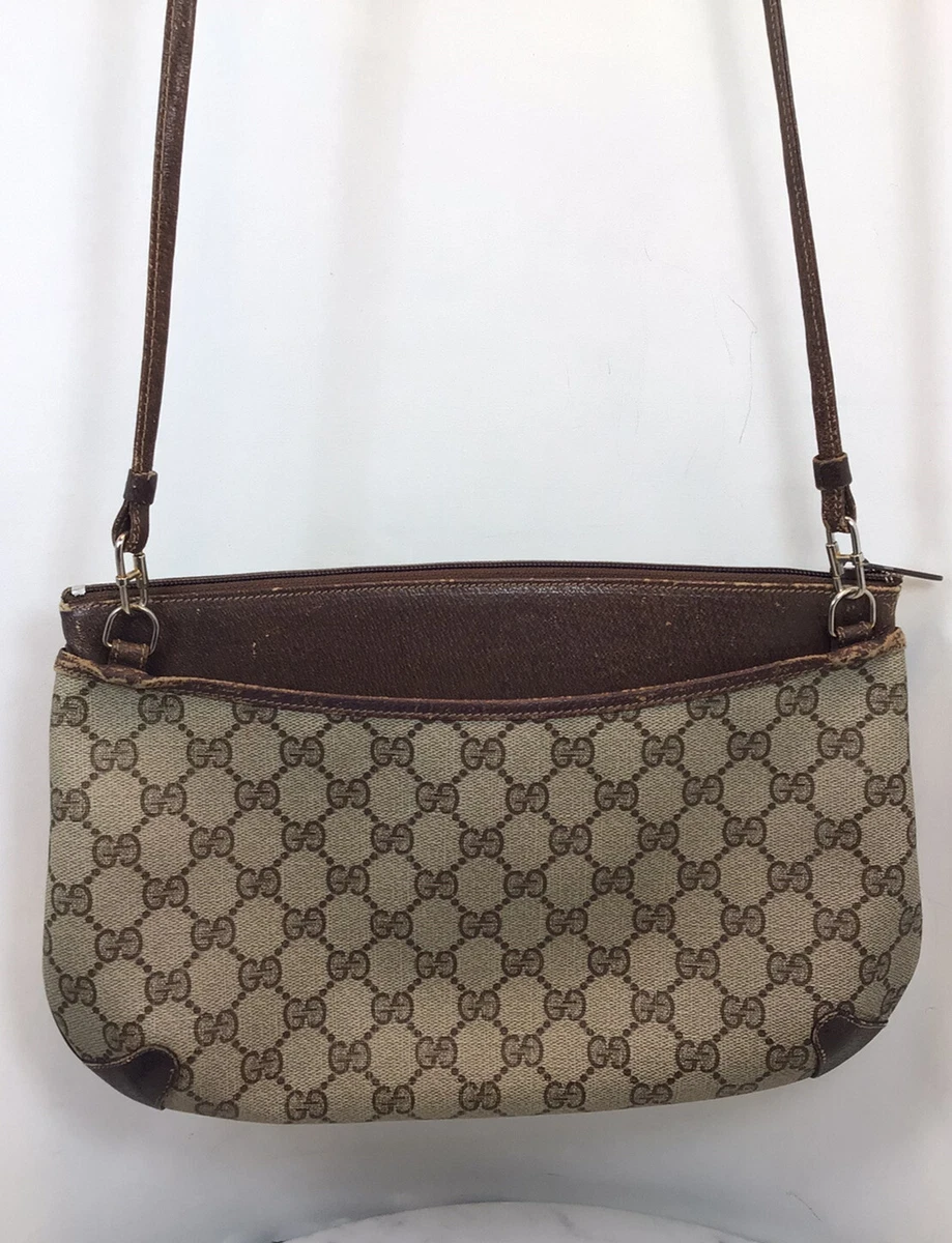 Gucci Striped Monogram Vintage Handbag