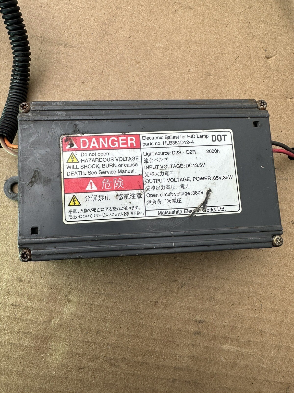 ⭐️ 19992001 Acura TL OEM Xenon Head Light Headlight Ballast Ignitor