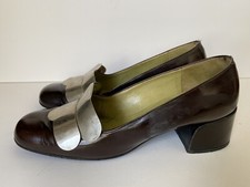 RARE 50s 60s Walter Steiger Bologna Pancaldi Maroon Leather Metal Detail 6