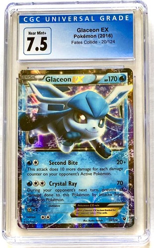 Glaceon-EX graded CGC 7.5 for sale on eBay