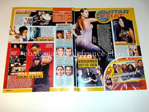 Jennifer Lopez Aaliyah Atomic Kitten Hartnett Thornton O-Town clippings Germany