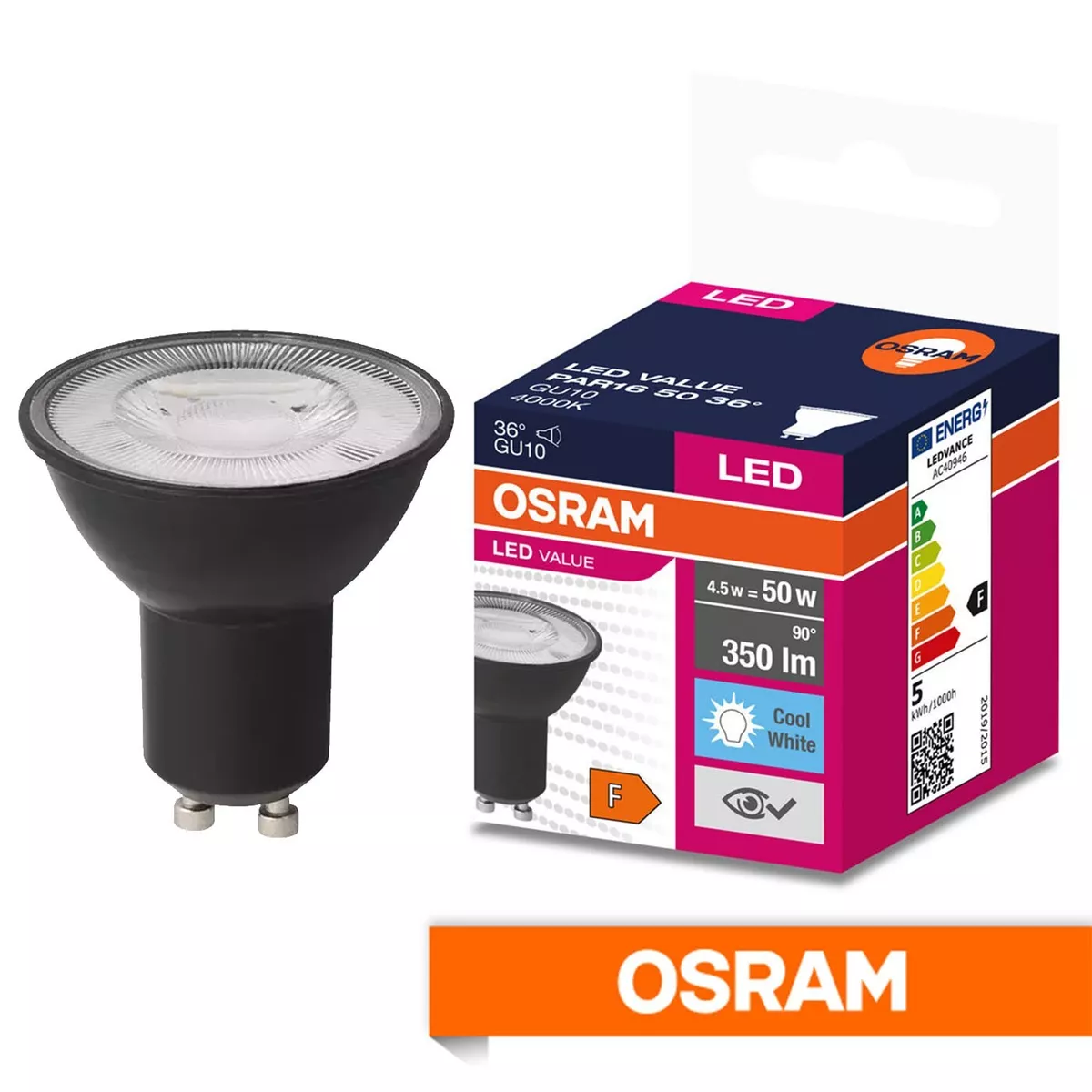 Osram led 2024 gu10 6 9w