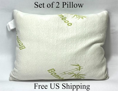 Trademark Global Pillow Remedy Shredded Memory Foam 20 x 26 inch Set of 2