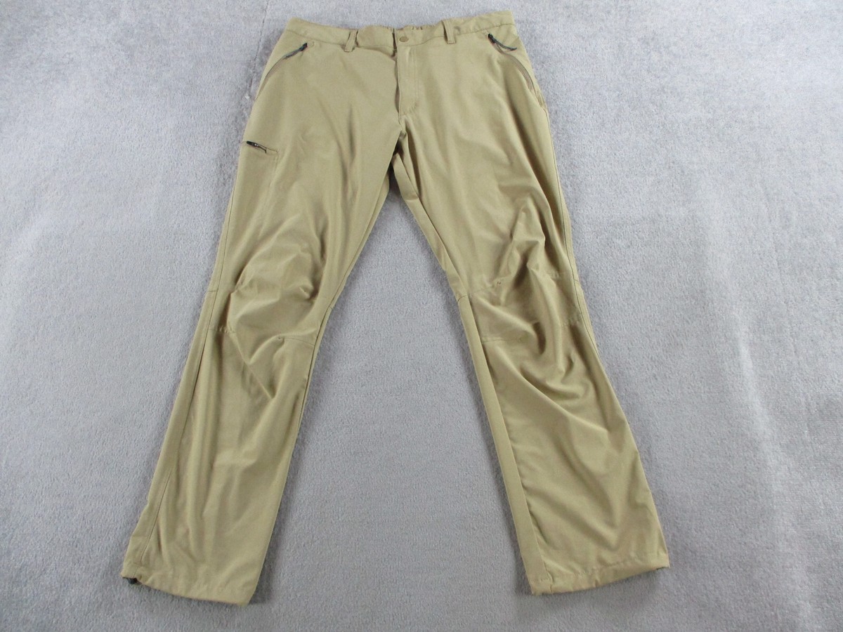 Columbia Pants Mens 38 Brown Hiking Performance Stretch